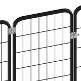 8-piece metal fence for foldable sports outdoor pets
