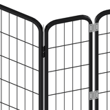 8-piece metal fence for foldable sports outdoor pets