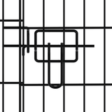 Foldable metal pet dog sports fence pen, black game fence with door, crate fence, pet sports cage