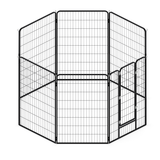 8-piece metal fence for foldable sports outdoor pets